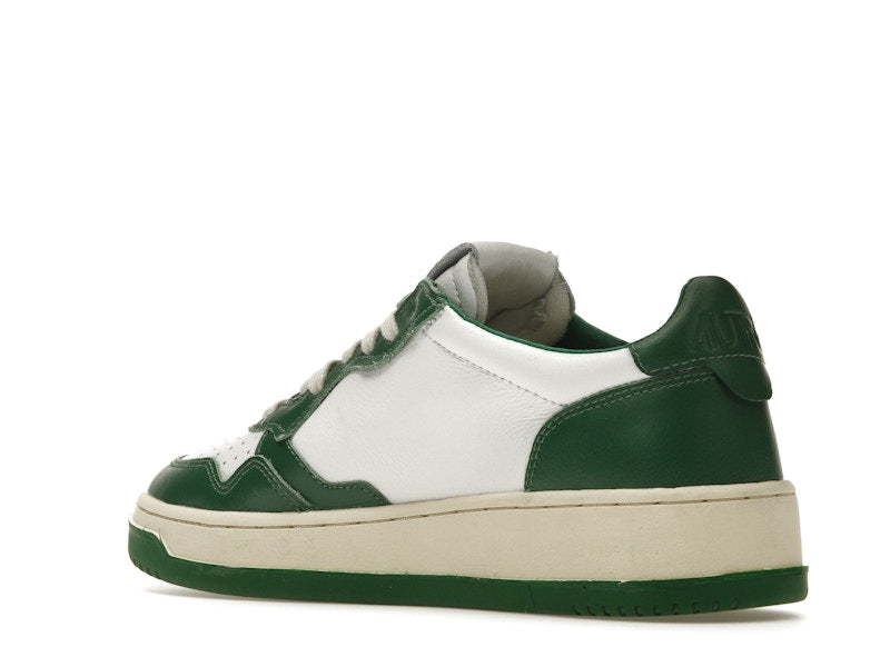 Autry Medalist Leather Low Green White
