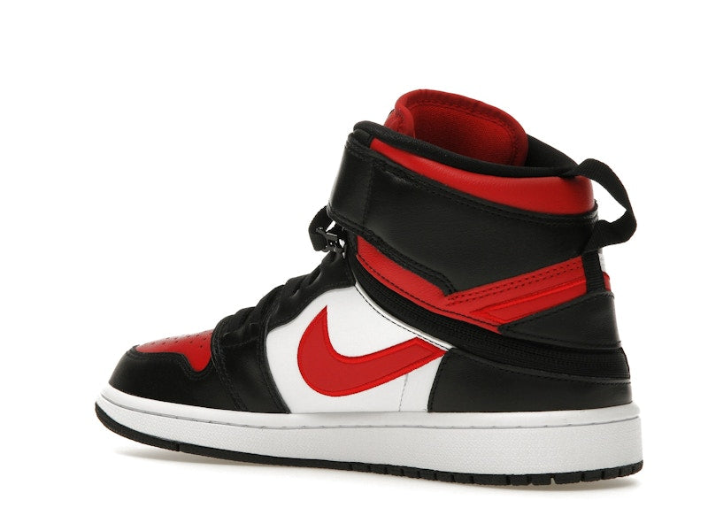 Jordan 1 High FlyEase Black White Fire Red