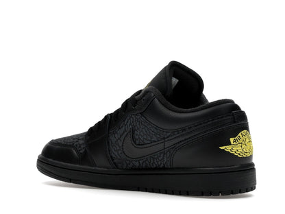 Jordan 1 Low Black Elephant Print