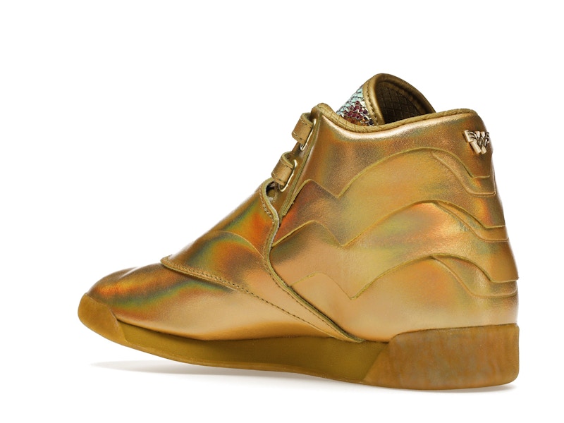 Reebok Freestyle Hi DC Wonder Woman Gold (Women's)