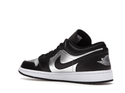 Jordan 1 Low SE Black Metallic Silver (Women's)
