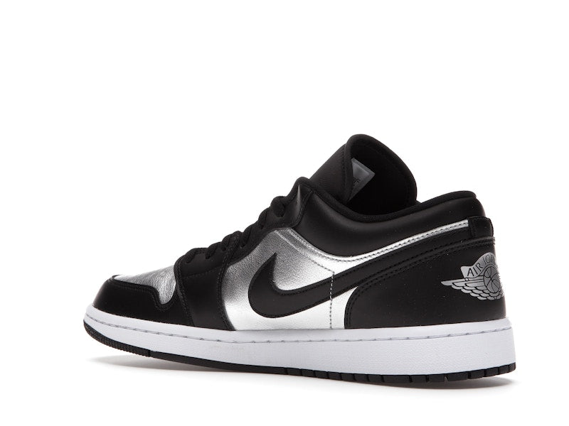 Jordan 1 Low SE Black Metallic Silver (Women's)