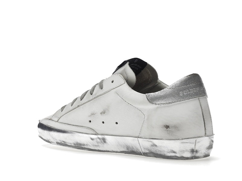 Golden Goose Super-Star White Silver Sparkle (Women's)