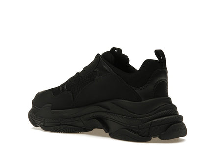Balenciaga Triple S Black White Laces