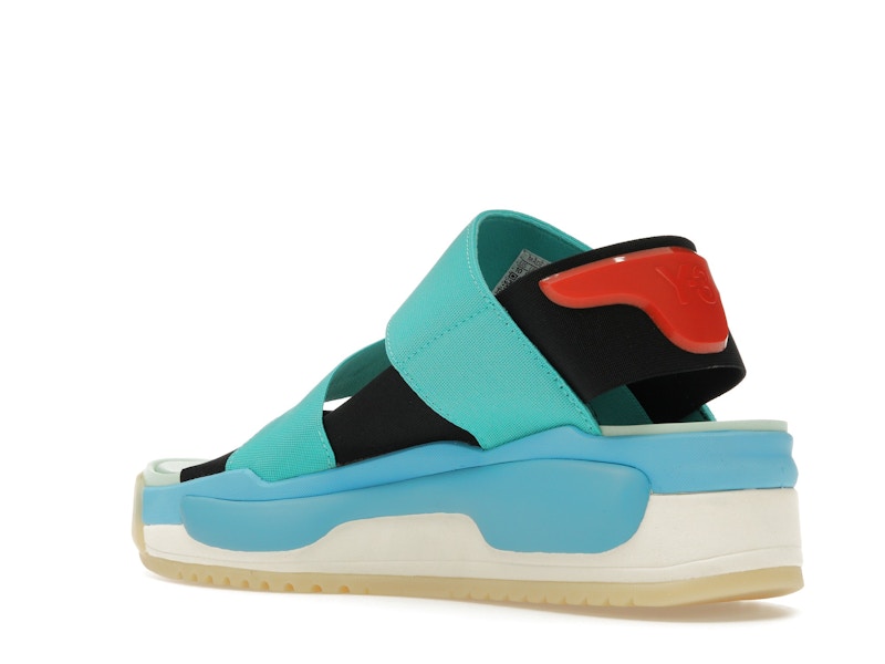 adidas Y-3 Hokori Sandal Black Mint Cyan
