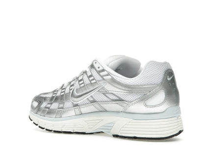 Nike P-6000 White Blue Tint Sail Metallic Silver (Women's)