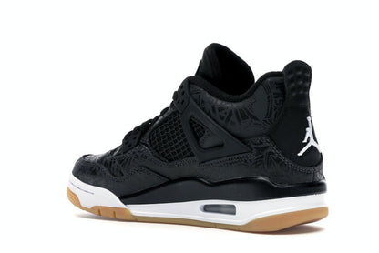 Jordan 4 Retro Laser Black Gum (GS)