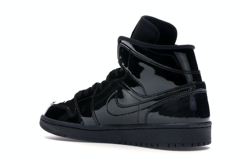 Jordan 1 Mid SE Triple Black Patent (Women's)