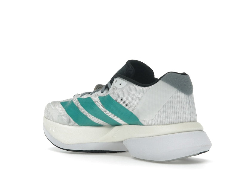 adidas Adizero Boston 13 White Pure Teal