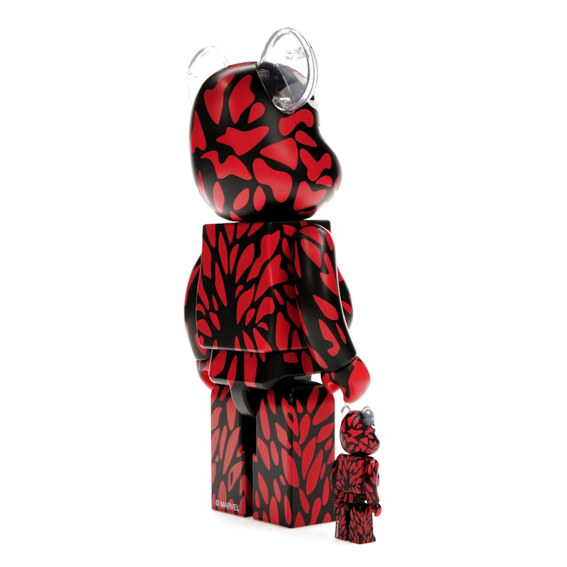 Bearbrick x Marvel Carnage 100% & 400% Set