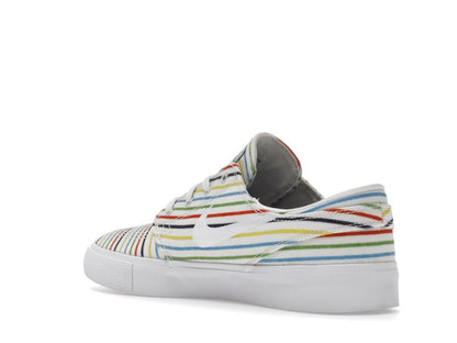 Nike SB Zoom Stefan Janoski Canvas Multi-Color Pinstripes