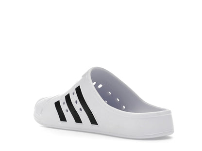 adidas Adilette Clog White Black