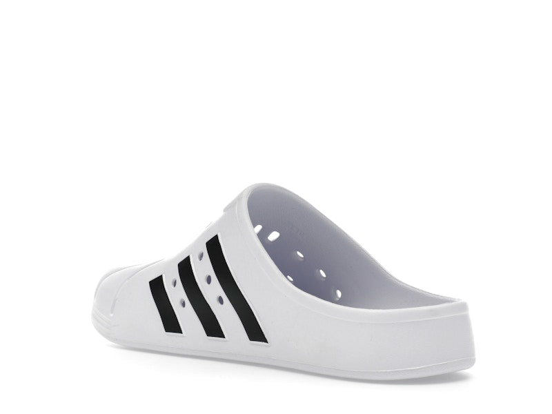 adidas Adilette Clog White Black