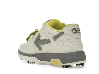 OFF-WHITE Out Of Office OOO Low Tops Golf Paris Hilinski Gray Yellow