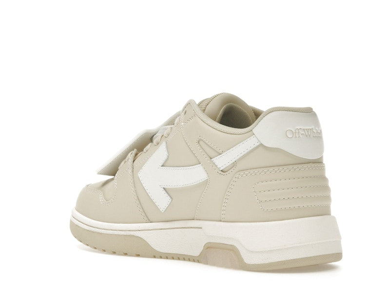 OFF-WHITE Out Of Office OOO Low Tops Angora White