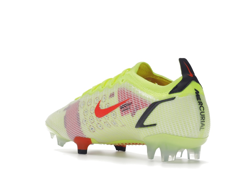 Nike Mercurial Vapor 14 Elite FG Volt Black Bright Crimson