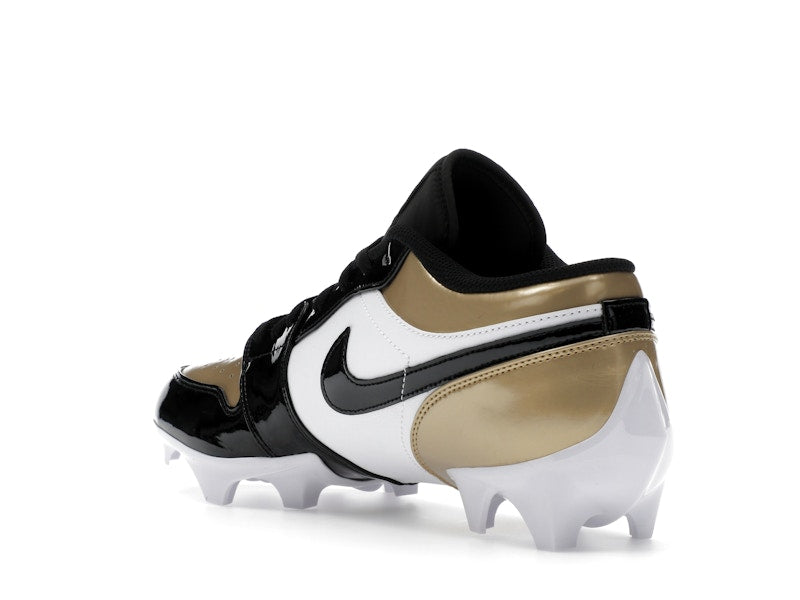 Jordan 1 Low TD Cleat Patent Gold Toe