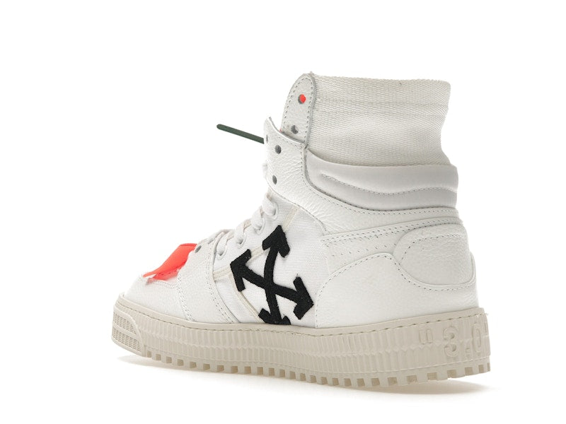 OFF-WHITE Off Court 3.0 Leather White White Orange (Bold Medial Logo)