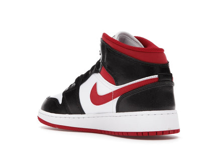 Jordan 1 Mid Gym Red Black White (GS)
