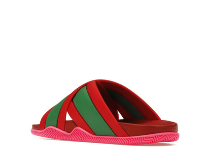 Gucci Web Slide Pink Rubber (Women's)