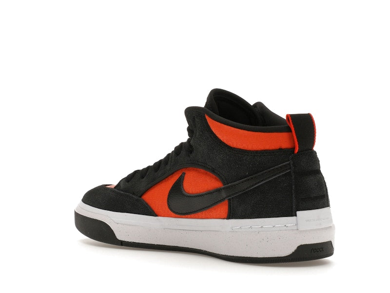 Nike SB React Leo Black Electro Orange