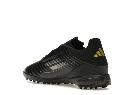 adidas F50 League Turf Core Black Iron Metallic Gold Metallic