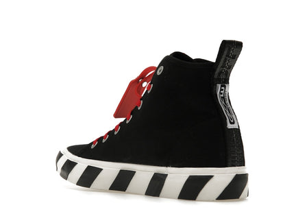 OFF-WHITE Vulcanized Hi Black Red Canvas