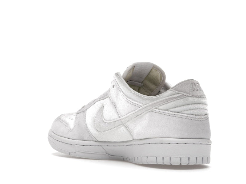 Nike Dunk Low Dover Street Market Triple White Velvet