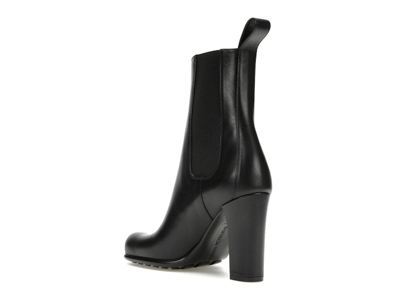 Bottega Veneta Storm Moulded Toe Leather Chelsea Boot Black (Women's)