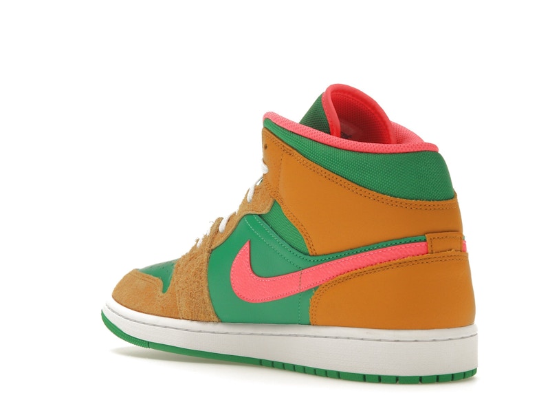 Jordan 1 Mid SE Wheat Watermelon