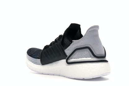 adidas Ultra Boost 19 Core Black Grey Six Shock Cyan