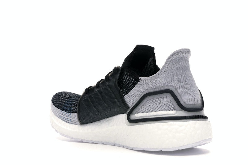 adidas Ultra Boost 19 Core Black Grey Six Shock Cyan