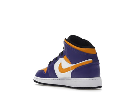 Jordan 1 Mid Lakers (2022) (GS)