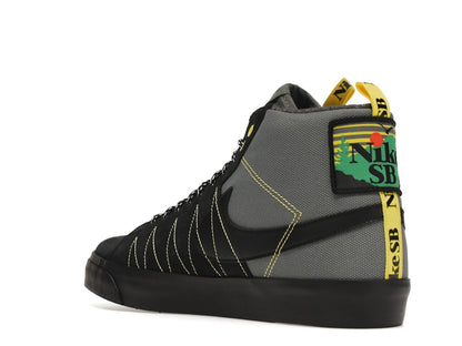 Nike SB Zoom Blazer Mid PRM Acclimate Cool Grey Yellow Strike