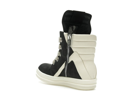 Rick Owens Geobasket Jumbo Lace High Black Milk (Women's)