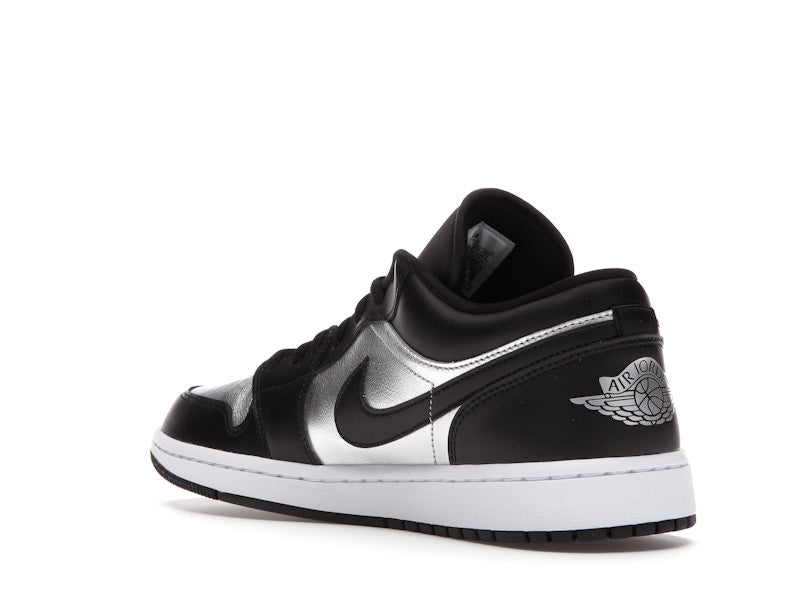 Jordan 1 Low SE Black Metallic Silver (Women's)