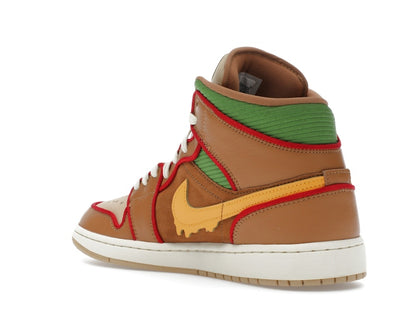 Jordan 1 Mid SE Cheeseburger