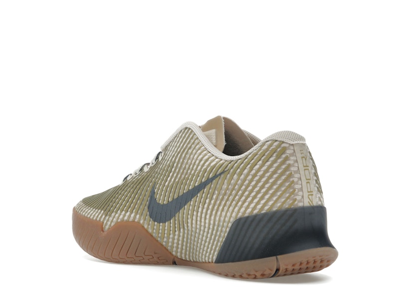 Nike Court Vapor 11 HC Premium Sanddrift Thunder Blue Gum Medium Brown Metallic Gold