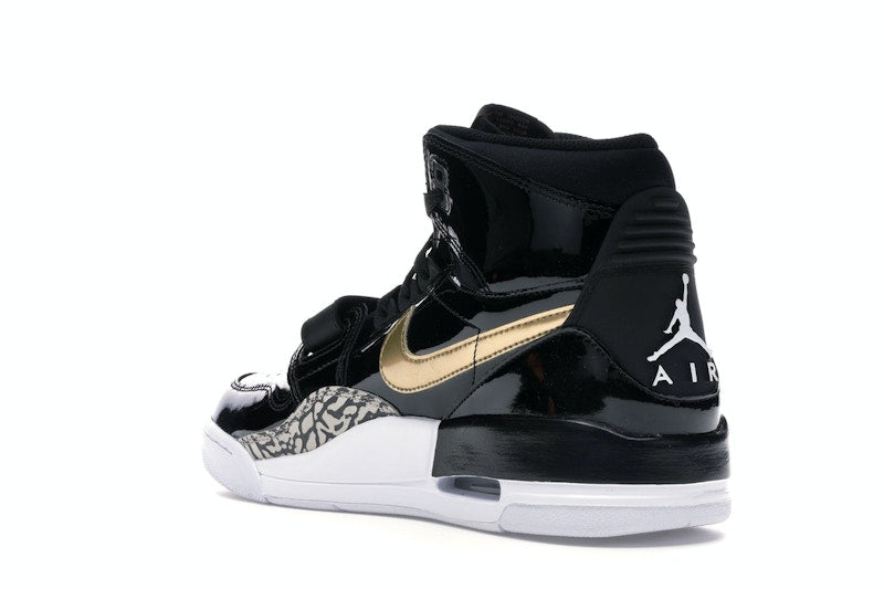 Jordan Legacy 312 Black Gold Patent