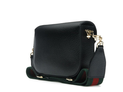 Gucci x adidas Horsebit 1955 Shoulder Bag Black/White