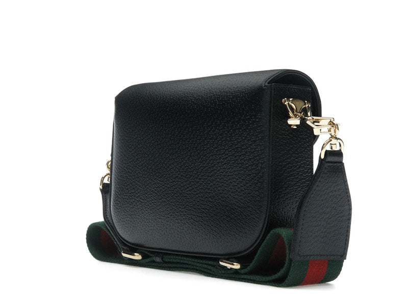Gucci x adidas Horsebit 1955 Shoulder Bag Black/White