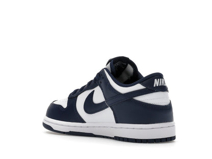 Nike Dunk Low White Midnight Navy (PS)