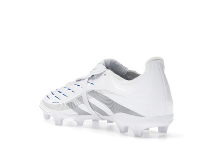 adidas Predator League Fold-Over Tongue FG/MG Cloud White Silver Metallic Bright Royal