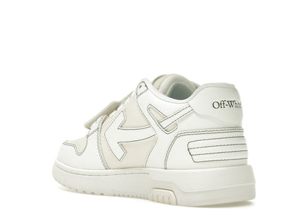 OFF-WHITE Out Of Office OOO Low Tops Cream White