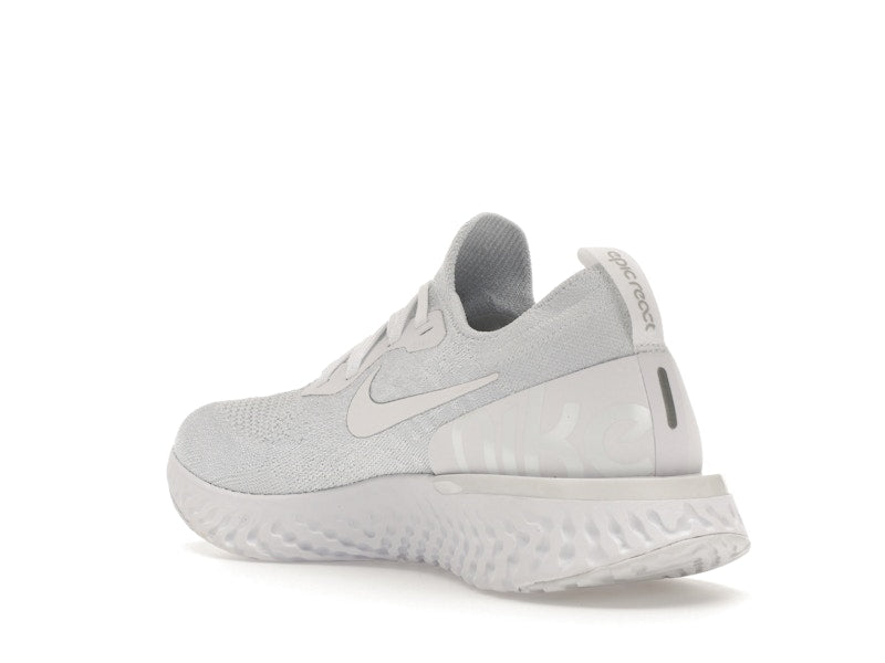 Nike Epic React Flyknit True White