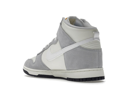 Nike Dunk High Retro Sail Pure Platinum Black White