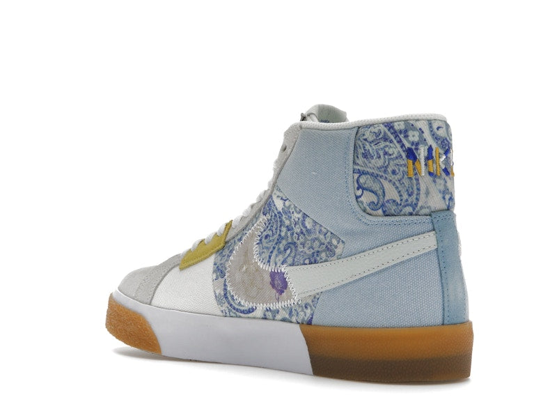 Nike SB Zoom Blazer Mid Premium Floral Paisley Boarder Blue