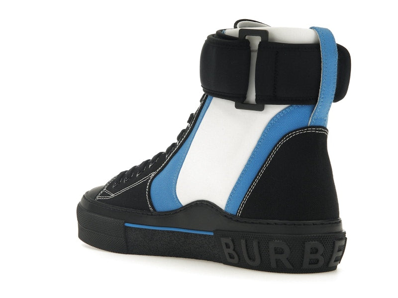Burberry Sub High-Top Laced-Up Trainer Black Blue White