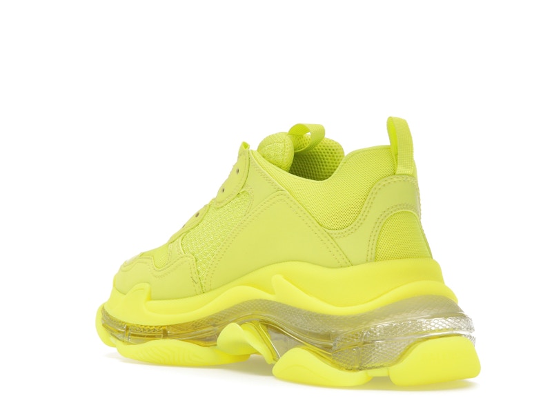 Balenciaga Triple S Clear Sole Fluo Yellow White (Women's)