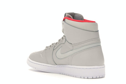 Jordan 1 Retro High Nouveau Pure Platinum Bright Crimson